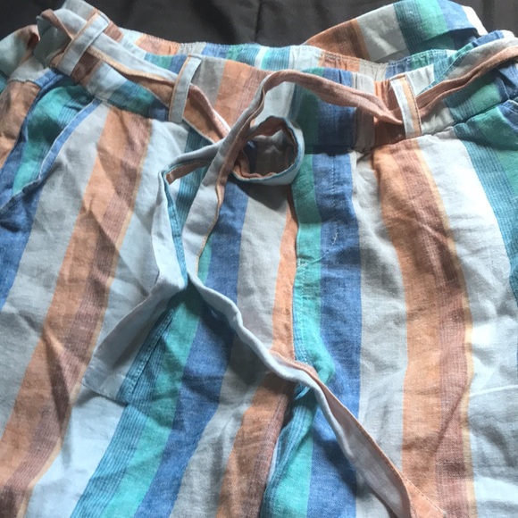 NY&C Soho Street thin linen summer pants Brand New elastic waist Size Small - Picture 7 of 10